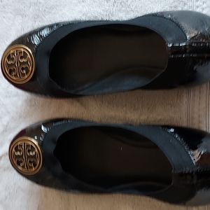 Tory Burch patent leather flats size 8